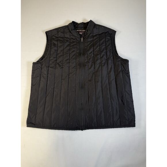 Black Michael Kors Men‘s Thin Liner Vest Black size Medium - Picture 1 of 6